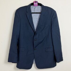 Tommy Hilfiger Navy Blue Wool Suit Blazer‎ Jacket Mens Size 44R